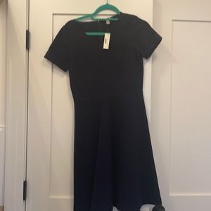 New J Crew navy cuff dress
